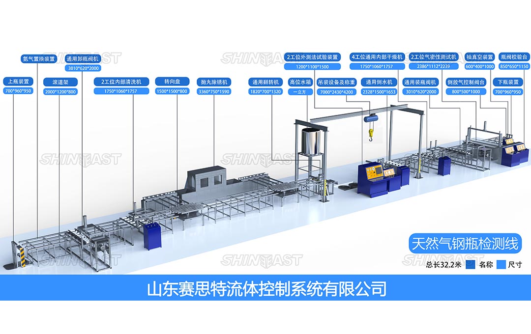 天然氣瓶檢測設備